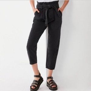 urban outfitters BDG black “paper bag” waist jeans